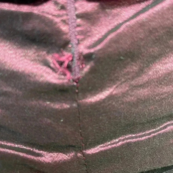 Le Chateau Ruched Purple Plum  Sleeveless Mini Dress Size Small - Picture 11 of 11